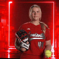 Anna Wise Ball GIF by Louisville Cardinals