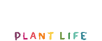 Plant Life Rainbow Sticker