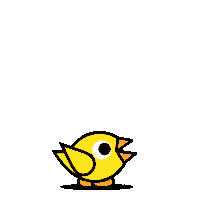 Baby Bird Sticker Sticker by GOOD PUPPY