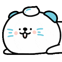 Cream Otter Sticker by 大白丸丸(daibai maru)