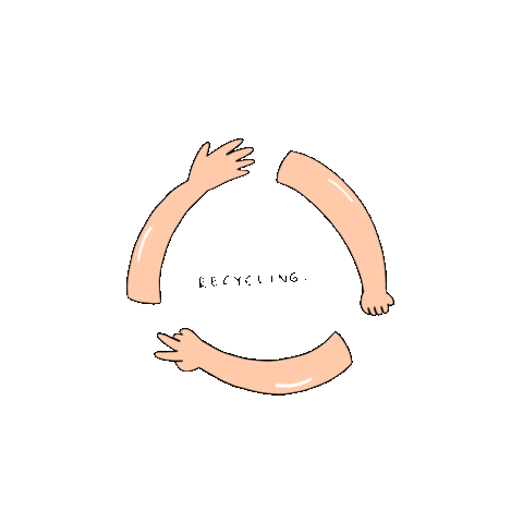 tokoracil recycle reuse reduce Sticker