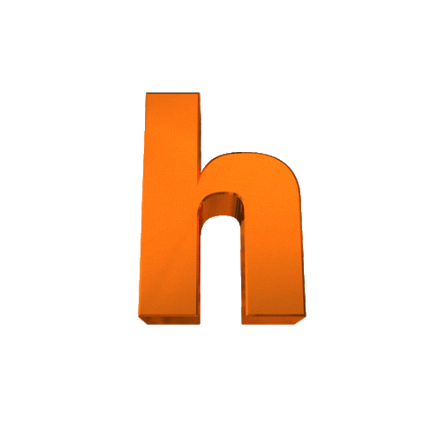 Alphabet H Sticker by ratedglobal