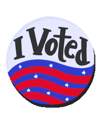 America Voting Sticker