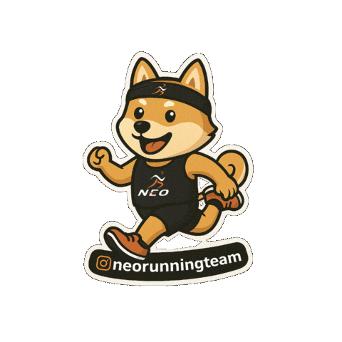 NeoTrainner giphygifmaker run neo correr Sticker