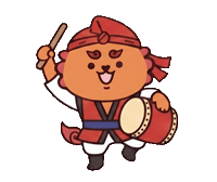 Okinawa Eisa Sticker