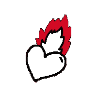 Coeur Heartbeating Sticker by Marie Starek Joaillerie