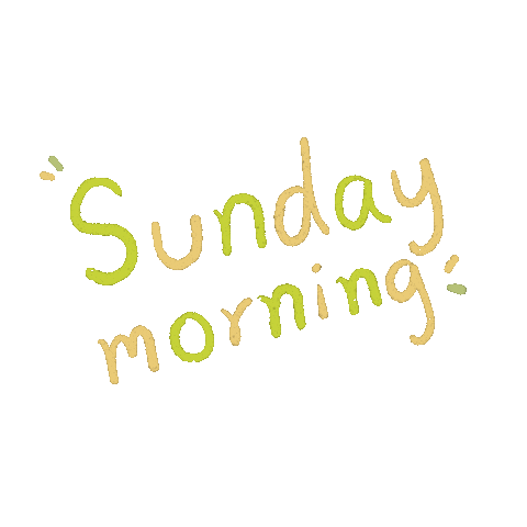 Happy Sunday Morning Sticker