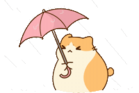 Rain Storm Sticker by Bichi Mao