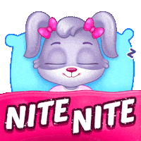 Good Night Buenas Noches Sticker by Lucas and Friends by RV AppStudios