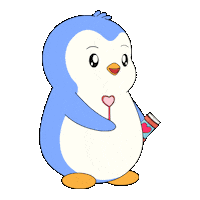 I Love You Kiss Sticker by Pudgy Penguins