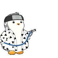 Burning On Fire Sticker by Pudgy Penguins