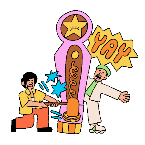 yellowgummies happy dance celebration travel Sticker