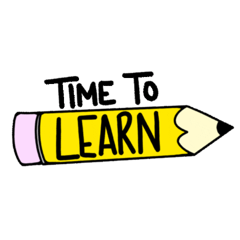 ArrowsAndApplesauce school pencil learn teaching Sticker