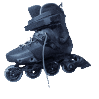 Rollerskating Rollerblades Sticker