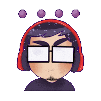 Glasses Gamer Sticker