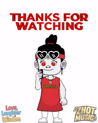 Thanks For Watching Thank You All GIF by Zhotcita