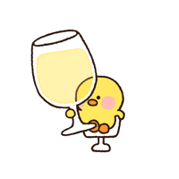 Cheers Wine GIF by LINE FRIENDS