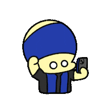 kkabuktoon happy 신나 축구 인천 Sticker