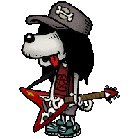 Heavy Metal Animation Sticker