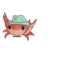 Stars Crab Sticker