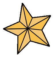 Christmas Star Sticker