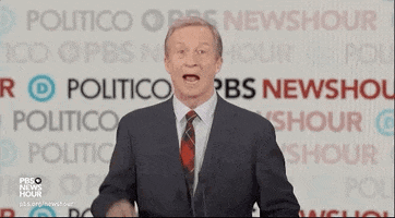 Democratic Debate Tom Steyer GIF by GIPHY News