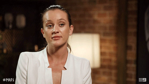 channel 9 eyebrows GIF by Married At First Sight Australia