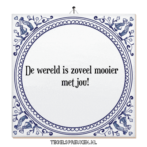 Support Nl Sticker by Tegelspreuken.nl