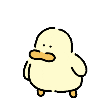420gram00 giphyupload hungry character duck Sticker