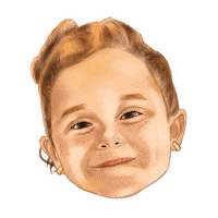 artshet cute smile sticker mood Sticker