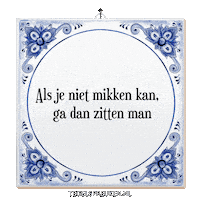 Humor Spreuk Sticker by Tegelspreuken.nl