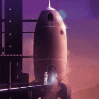 rocket GIF by Elton John