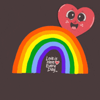 Love Is Love Rainbow GIF by Love is Here Every Day™