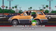 eric cartman car GIF by South Park 