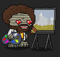 Bob Ross E9 GIF by AGoodDoctorBTC