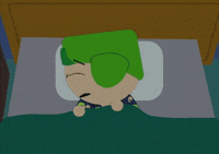 kyle broflovski bed GIF by South Park 