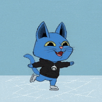 Happy Ice Skating GIF by Doge Pound