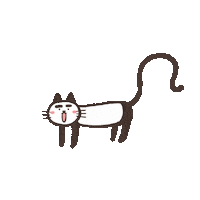unoki love cat heart ねこ Sticker