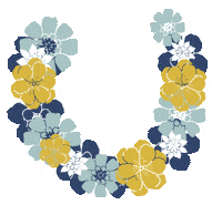 Travel Flower Sticker by Sally Trubella Travels