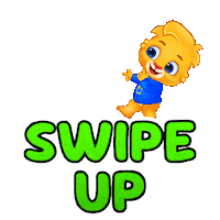 Arrow Swipe Up Sticker by Lucas and Friends by RV AppStudios