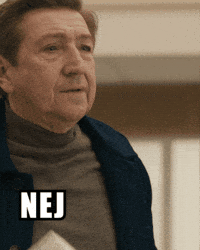 Nej Nej Nej No GIF by Nordisk Film - Vi elsker film