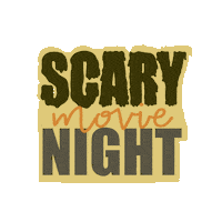 Movie Night Sticker