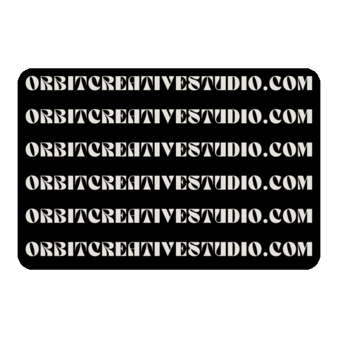 Black And White Sticker by Orbit Creative