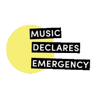 Earth Planet Sticker by Music Declares Emergency