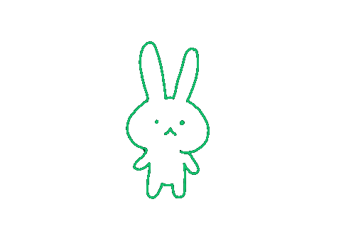 Happy Bunny Sticker by Emily Cox