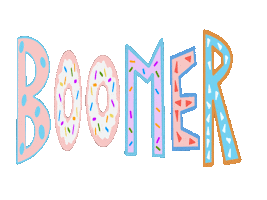 Booming Baby Boomer Sticker by The Art Plug
