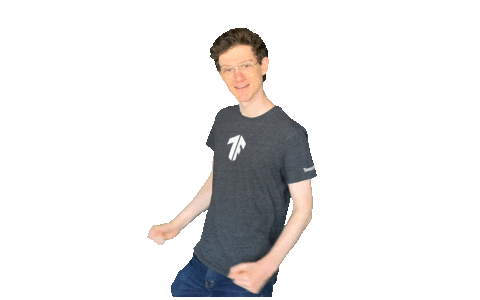 Happy Dance Sticker by DareDevil Improv Comedy