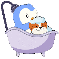 Happy Dog Sticker by Pudgy Penguins