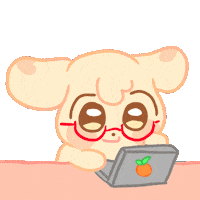 Dog Working Hard Sticker