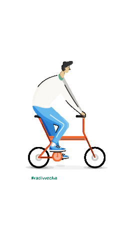 Illustration Bike Sticker by Stadt Augsburg